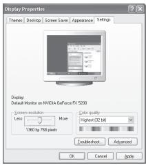 SAMSUNG LE26S81B - Nastavenie počítačového softvéru (založený na systéme Windows XP) - 1