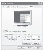SAMSUNG LE26S81B - Impostazione del software del PC (basato su Windows XP) - 1