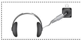 SAMSUNG LE26S81B - Se quiser ver um programa de televisão sem incomodar as pessoas que o rodeiam, pode ligar uns auscultadores ao televisor. - 1