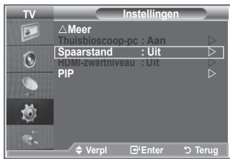 SAMSUNG LE26S81B - De functie Spaarstand - 1