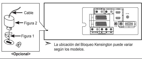 SAMSUNG LE26S81B - Utilización del bloqueo Kensington antirrobo - 1
