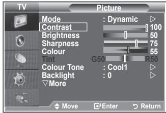 SAMSUNG LE26S81B - Televizor ima več nastavitev za nadzor kakovosti slike. - 1