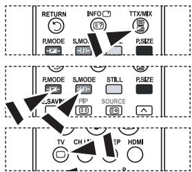 SAMSUNG LE26S81B - Utilizar a opção Fastext para seleccionar uma página de teletexto - 1