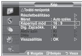 SAMSUNG LE26S81B - Képernyő mód választása - 1