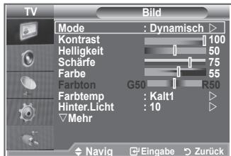 SAMSUNG LE26S81B - Sie können den Bildstandard auswählen, der für Ihre Sehgewohnheiten am besten geeignet ist. - 1