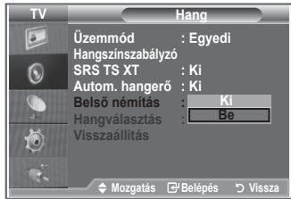 SAMSUNG LE26S81B - Ha külön hangszórókból szeretné hallgatni a hangokat, kapcsolja ki a belső erősítőt. - 2