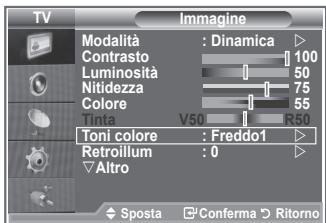 SAMSUNG LE26S81B - È possibile selezionare il tono del colore ottimale per la propria vista. - 2