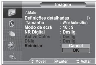 SAMSUNG LE26S81B - Repor as predefinições de imagem - 2