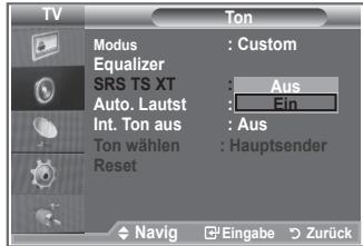 SAMSUNG LE26S81B - Einstellen von TruSurround XT (SRS TS XT) - 3