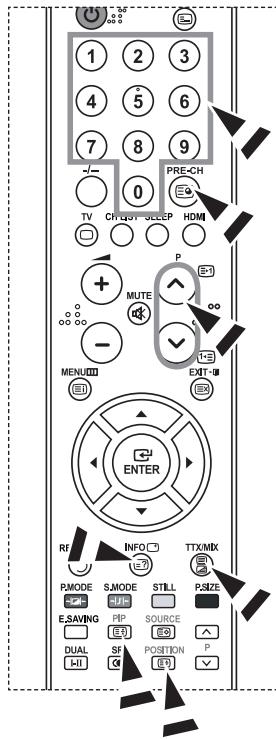 SAMSUNG LE26S81B - Press the number buttons on the remote control to enter the page number directly: - 1