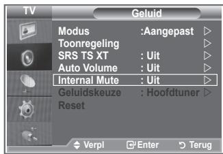 SAMSUNG LE26S81B - De interne mute selecteren - 1