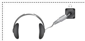 SAMSUNG LE26S81B - Pripojenie slúchadiel - 1
