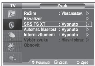 SAMSUNG LE26S81B - Nastavení TruSurround XT (SRS TS XT) - 2