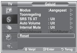 SAMSUNG LE26S81B - De standaard-geluidsinstellingen herstellen - 1