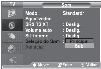 SAMSUNG LE26S81B - Durante a activação das funções PIP, pode ouvir o som da imagem secundária. - 2