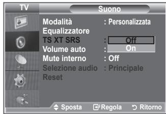 SAMSUNG LE26S81B - Impostazione di TruSurround XT (TS XT SRS) - 3
