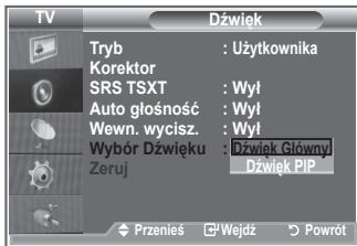 SAMSUNG LE26S81B - Słuchanie dźwięku z okna podglądu - 2