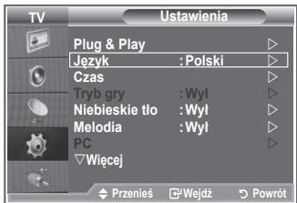 SAMSUNG LE26S81B - Wybieranie języka - 1