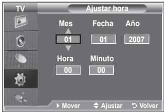 SAMSUNG LE26S81B - Ajuste y visualización de la hora actual - 2
