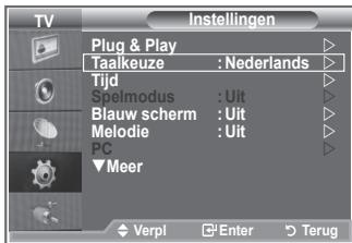 SAMSUNG LE26S81B - Wanneer u de tv voor het eerst gebruikt, moet u de taal selecteren voor het weergeven van menu's en aanwijzingen. - 1