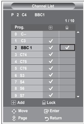 SAMSUNG LE26S81B - Activating the Child Lock - 2