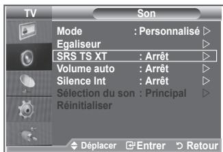 SAMSUNG LE26S81B - Réglage du TruSurround XT (SRS TS XT) - 2