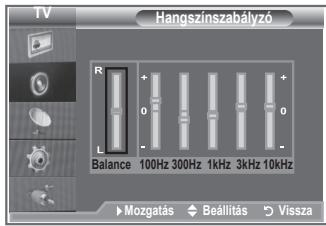SAMSUNG LE26S81B - A hangbeállításokat a saját igényeinek megfelelően adhatja meg. - 2