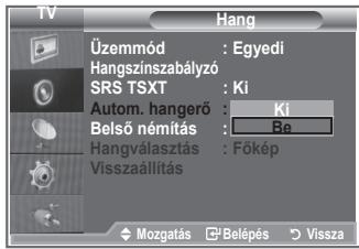 SAMSUNG LE26S81B - A hangerő automatikus beállítása - 2