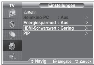 SAMSUNG LE26S81B - Sie können direkt auf dem Bildschirm den Schwarzwert auswählen, um die Bildschirmtiefe anzupassen. - 1
