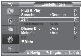 SAMSUNG LE26S81B - Sleep-Timer einstellen - 1