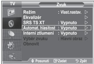 SAMSUNG LE26S81B - Automatické nastavení hlasitosti - 1