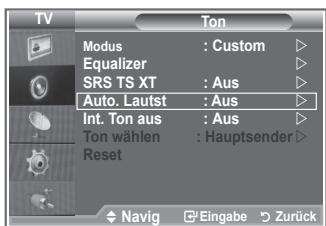 SAMSUNG LE26S81B - Automatische Lautstärkeanpassung - 1