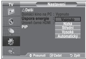 SAMSUNG LE26S81B - Použití funkce úsporného režimu - 2