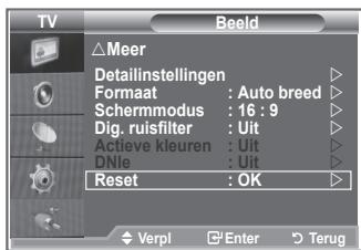 SAMSUNG LE26S81B - De standaard-beeldinstellingen herstellen - 1