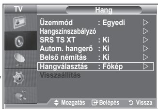 SAMSUNG LE26S81B - Amíg a PIP funkció aktív, hallgathatja az alkép műsorának hangját. - 1