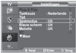 SAMSUNG LE26S81B - Bij het aansluiten van een spelcomputer, zoals een PlayStation™ of Xbox™, kunt u genieten van een realistischere spelervaring door het spelmenu te selecteren. - 1