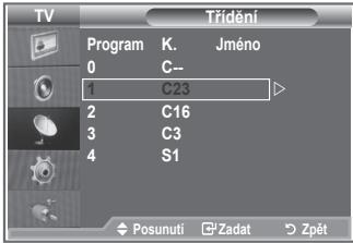 SAMSUNG LE26S81B - Můžete zaměnit čísla dvou kanálů, abyste tak: - 2