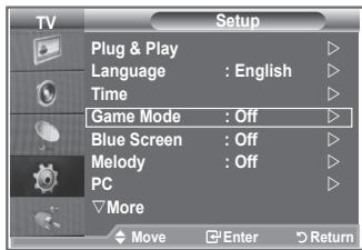 SAMSUNG LE26S81B - Using Game Mode - 1