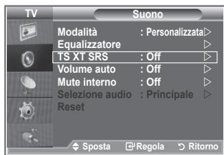 SAMSUNG LE26S81B - Impostazione di TruSurround XT (TS XT SRS) - 2