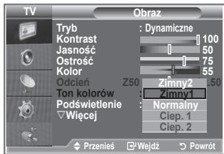SAMSUNG LE26S81B - Można wybrać preferowaną i dostosowaną do wzroku użytkownika temperaturę kolorów. - 2