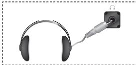 SAMSUNG LE26S81B - De hoofdtelefoon aansluiten - 1