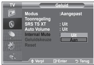 SAMSUNG LE26S81B - De interne mute selecteren - 2