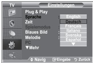 SAMSUNG LE26S81B - Sprache auswählen - 2