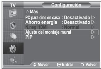 SAMSUNG LE26S81B - Tras instalar el montaje en la pared, puede ajustar fácilmente la posición del televisor. - 2
