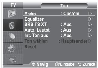 SAMSUNG LE26S81B - Stellen Sie den Audiomodus ein, der am besten zur jeweiligen Sendung passt. - 1