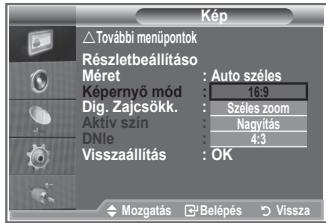 SAMSUNG LE26S81B - Képernyő mód választása - 2