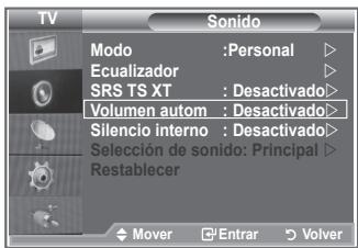 SAMSUNG LE26S81B - Ajuste automático del volumen - 1