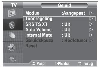 SAMSUNG LE26S81B - U kunt de geluidsinstellingen aanpassen aan uw persoonlijke voorkeuren. - 1