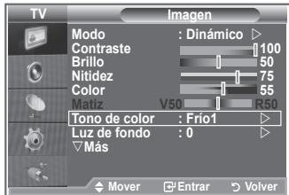SAMSUNG LE26S81B - Puede seleccionar el tono de color que le resulte más cómodo para la vista. - 1