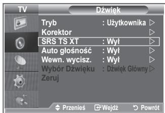 SAMSUNG LE26S81B - Ustawianie funkcji TruSurround XT (SRS TS XT) - 2